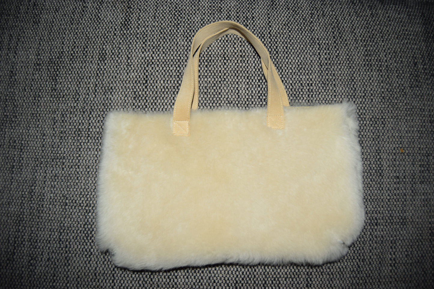 90'S ALEXANDER MCQUEEN SHEARLING MINI TOTE