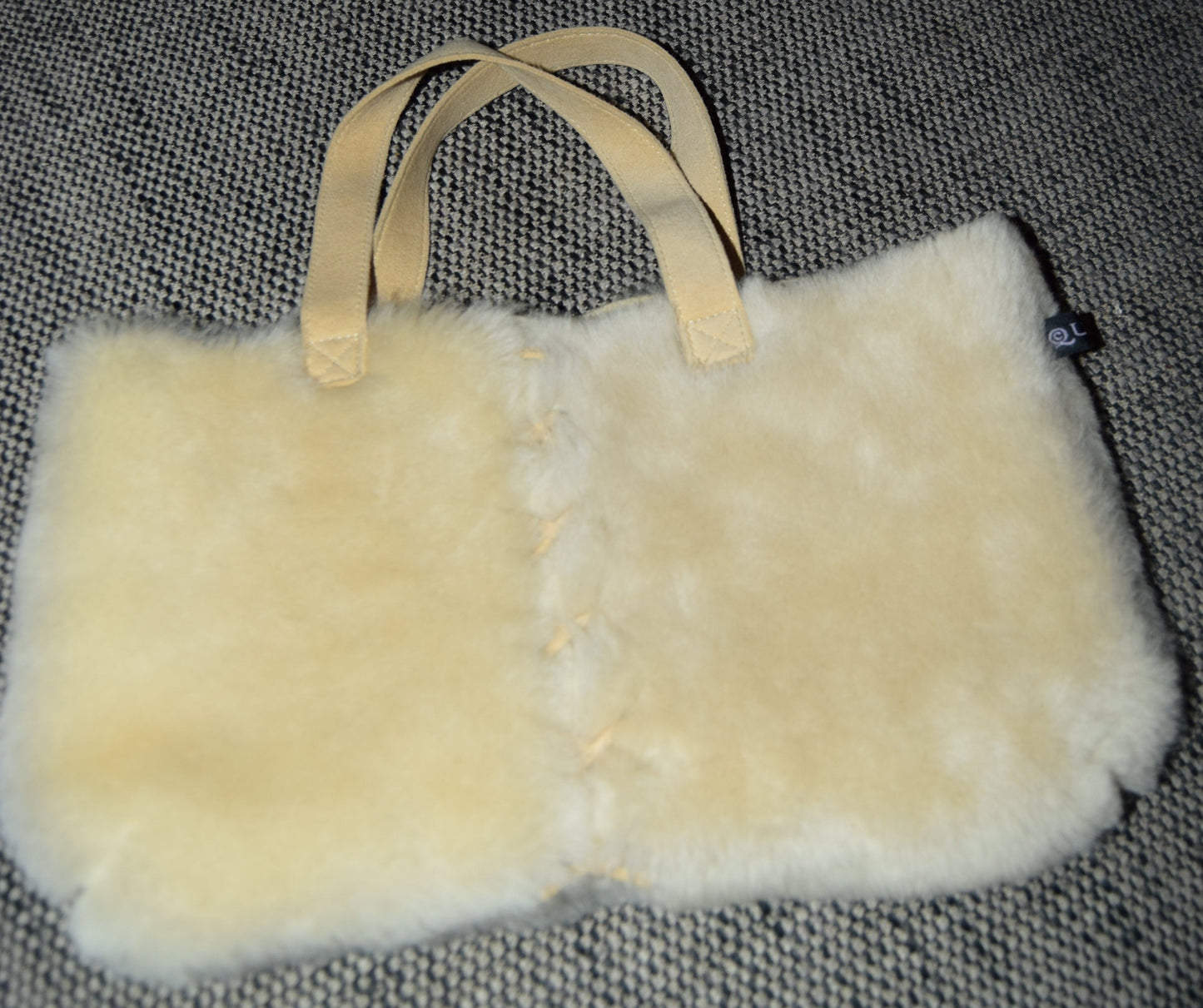 90'S ALEXANDER MCQUEEN SHEARLING MINI TOTE