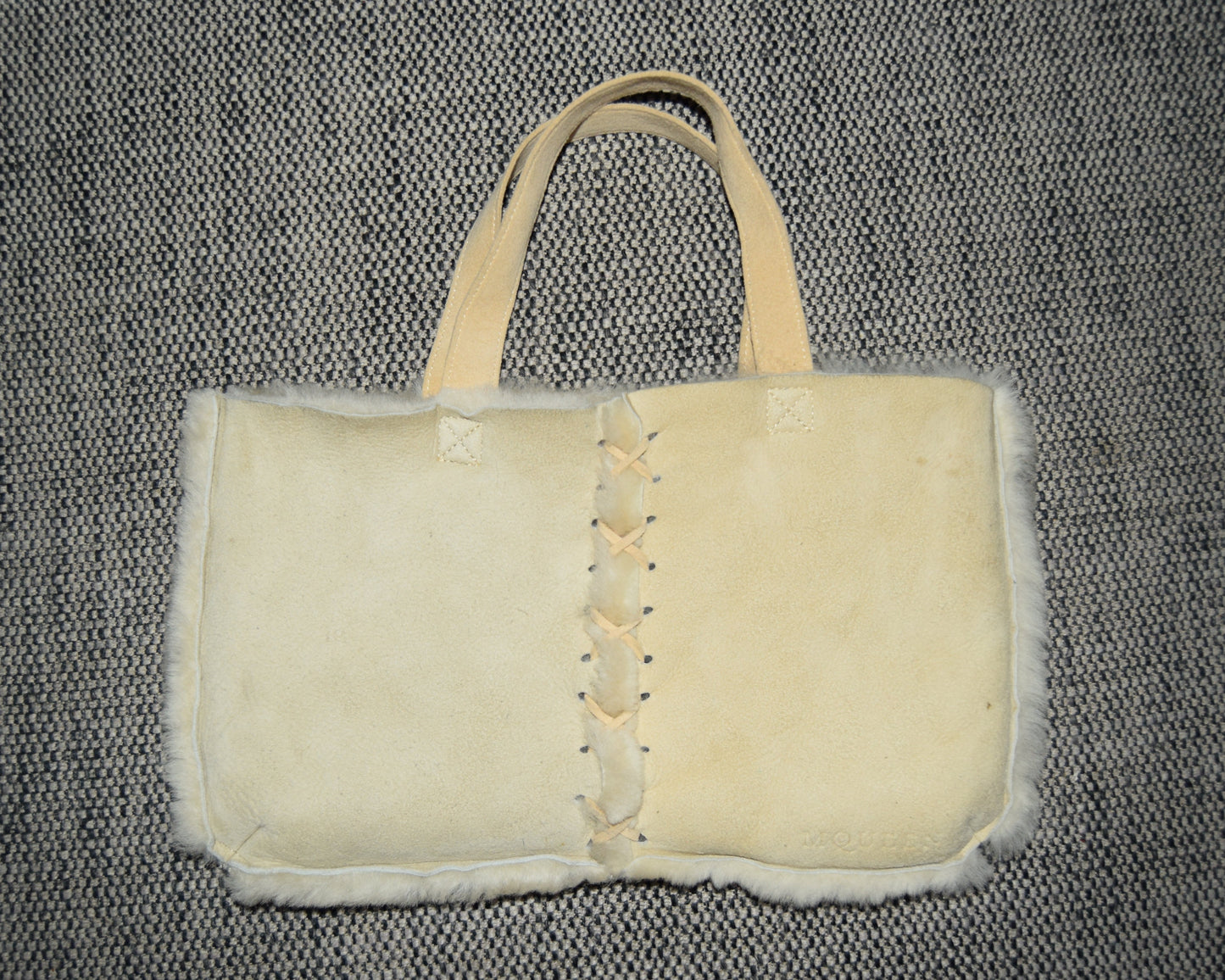 90'S ALEXANDER MCQUEEN SHEARLING MINI TOTE