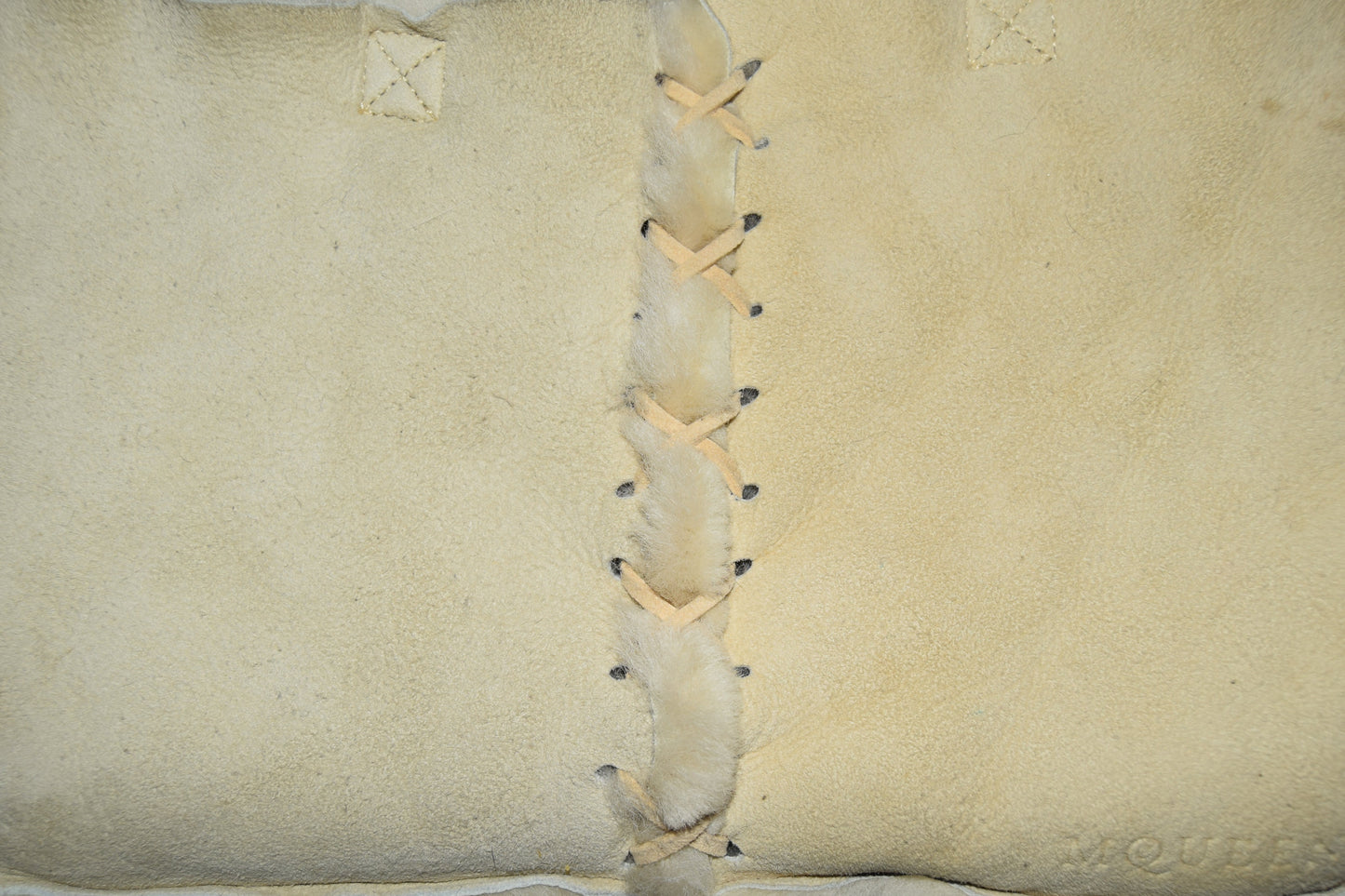 90'S ALEXANDER MCQUEEN SHEARLING MINI TOTE