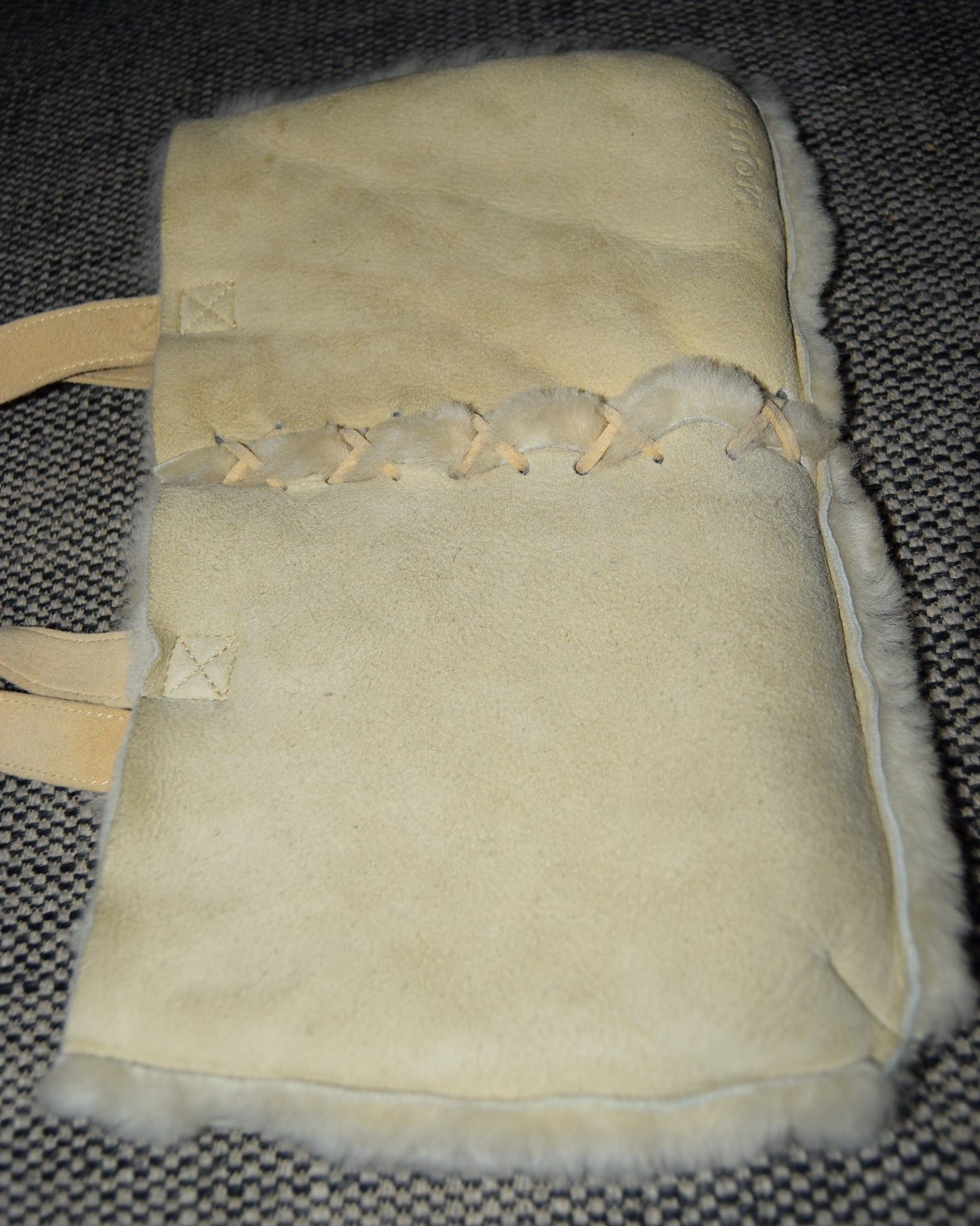 90'S ALEXANDER MCQUEEN SHEARLING MINI TOTE