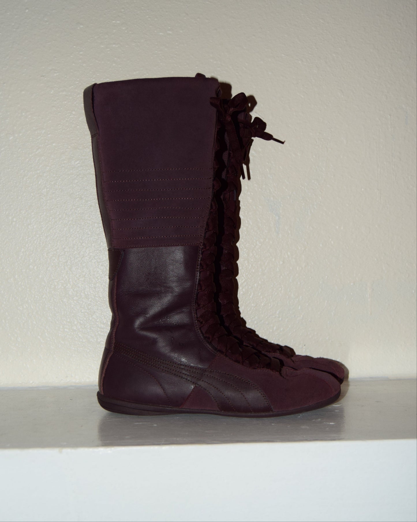 Rare Plum Wine Puma Boxing Boots