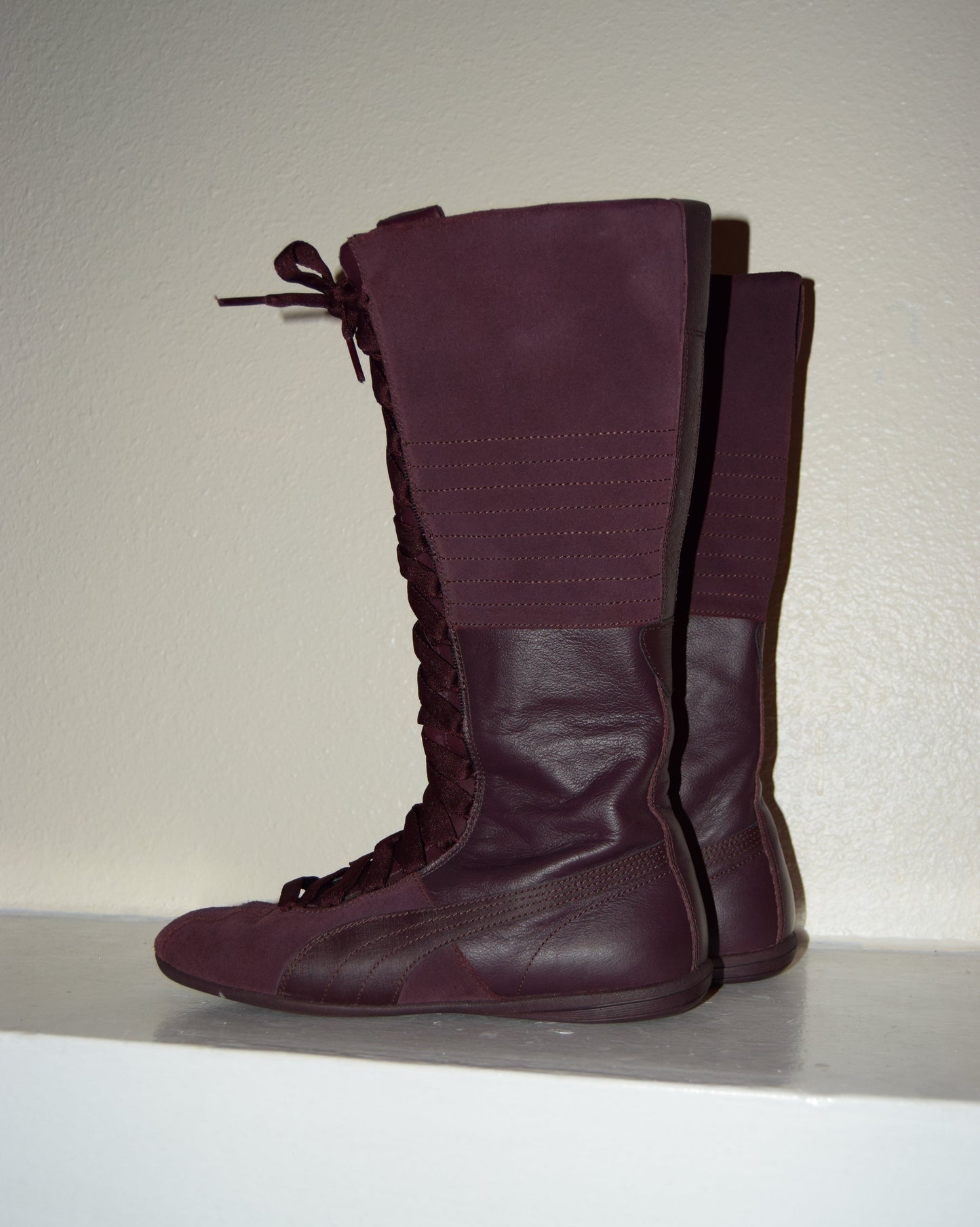 Rare Plum Wine Puma Boxing Boots