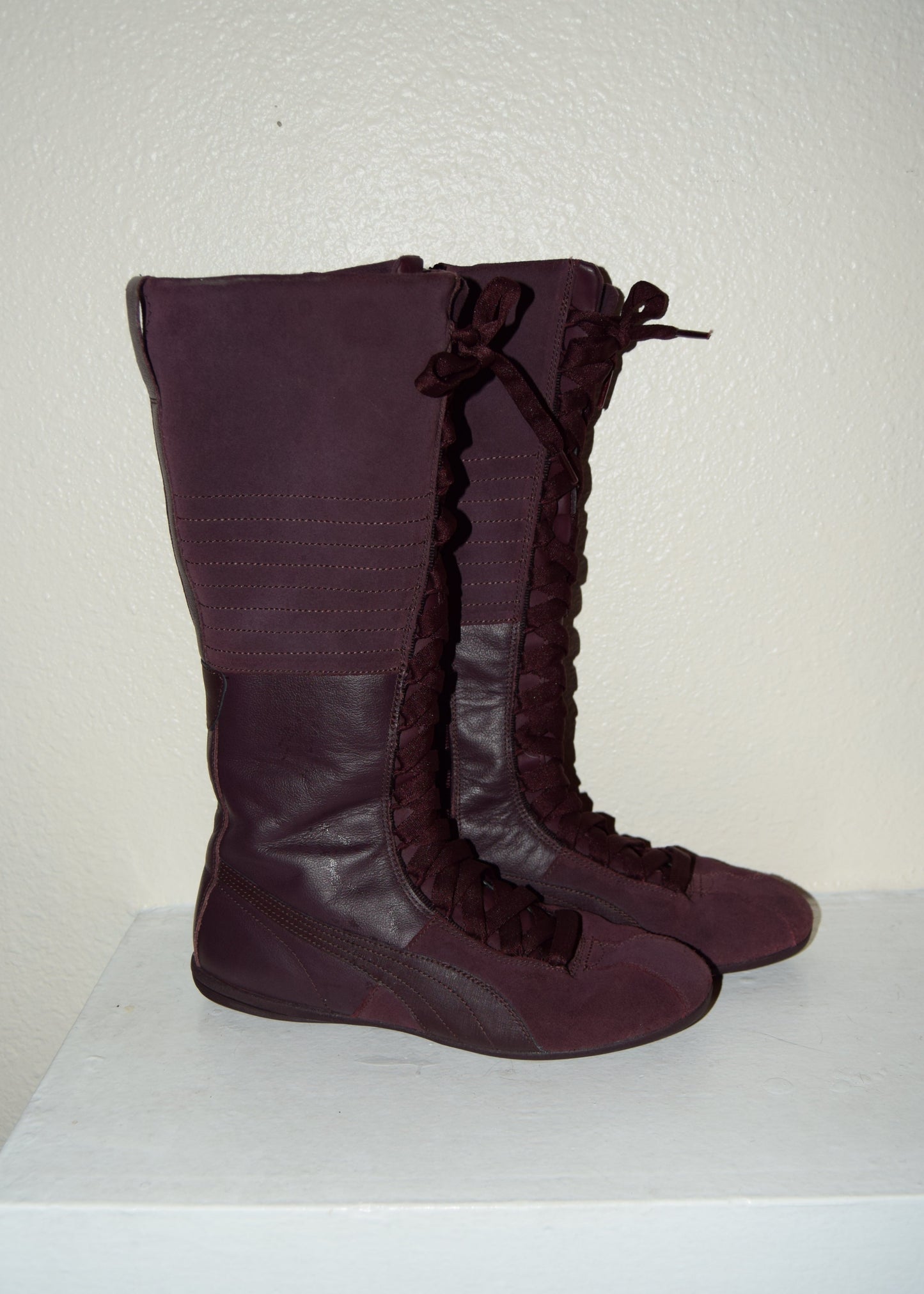 Rare Plum Wine Puma Boxing Boots