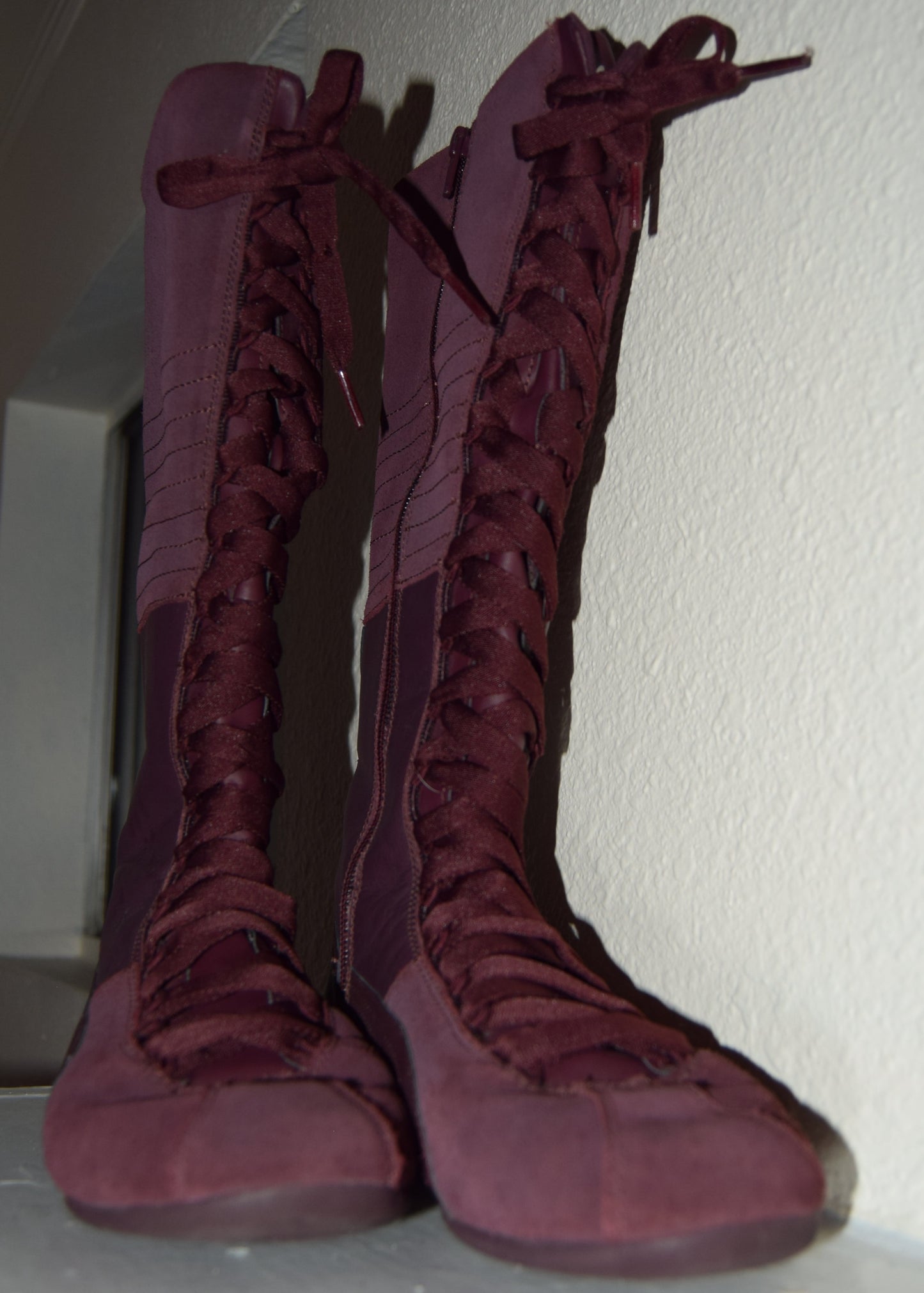 Rare Plum Wine Puma Boxing Boots