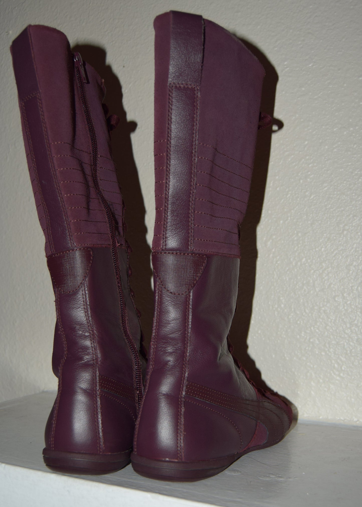 Rare Plum Wine Puma Boxing Boots