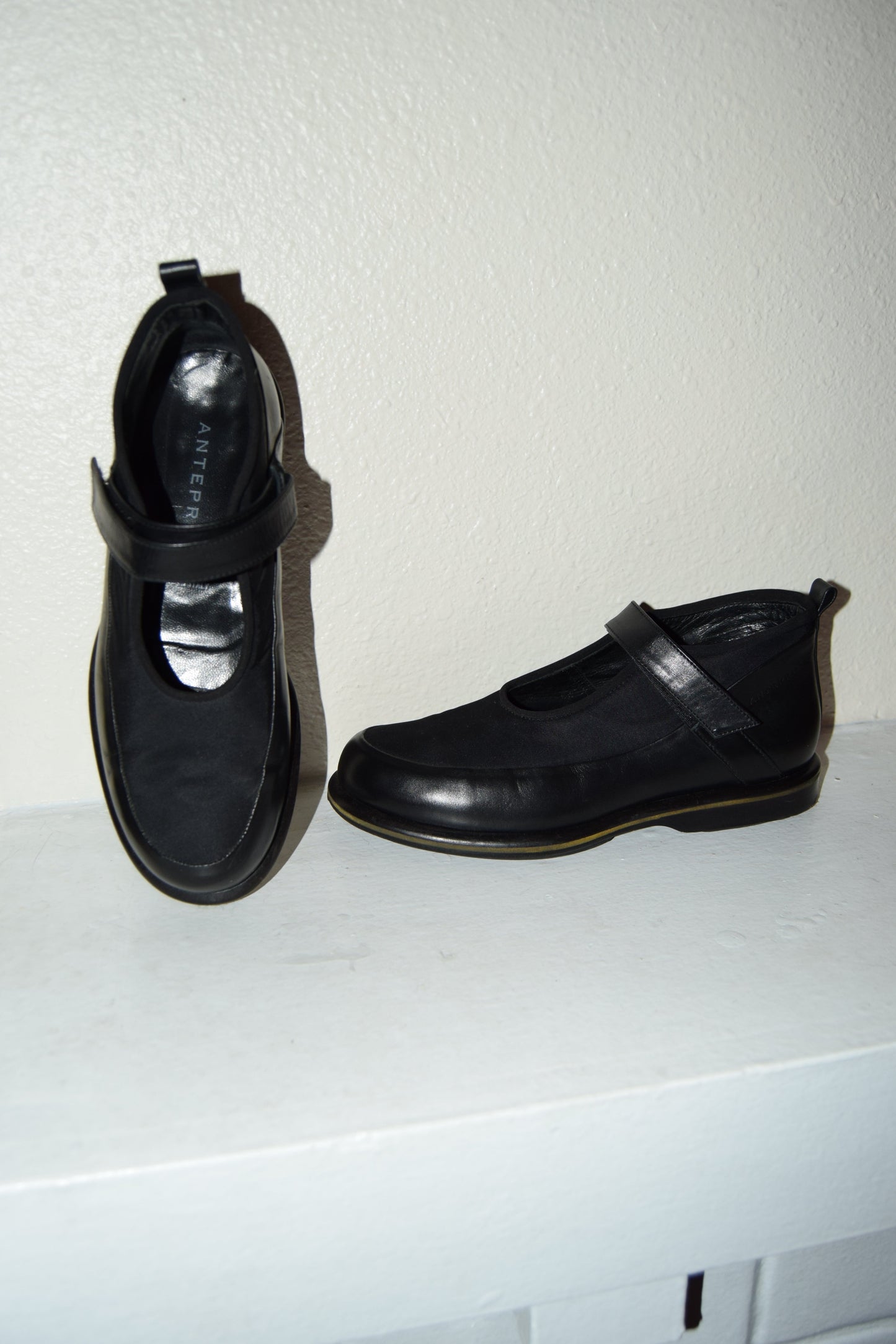 ATEPRIMA LEATHER & SCUBA MARY JANES