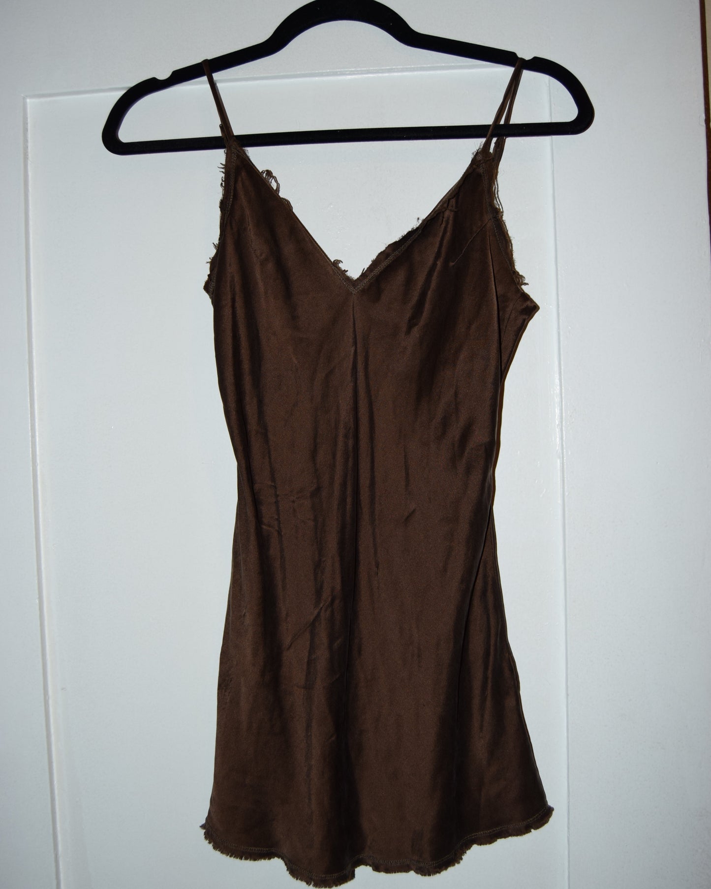 RAW EDGE SILK TAILORED TAILORED SLIP