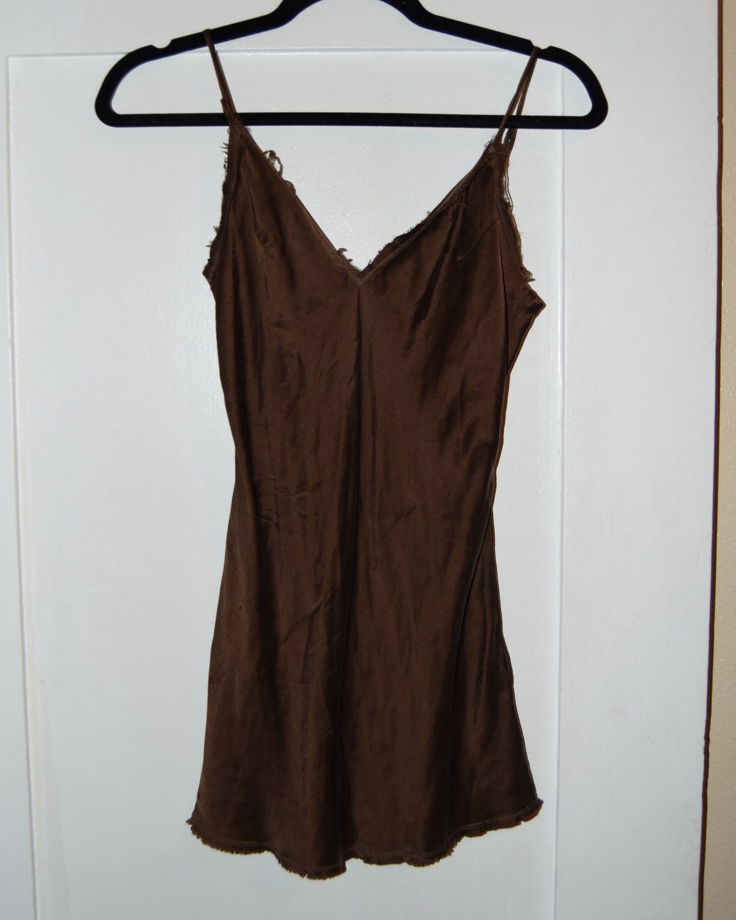 RAW EDGE SILK TAILORED TAILORED SLIP