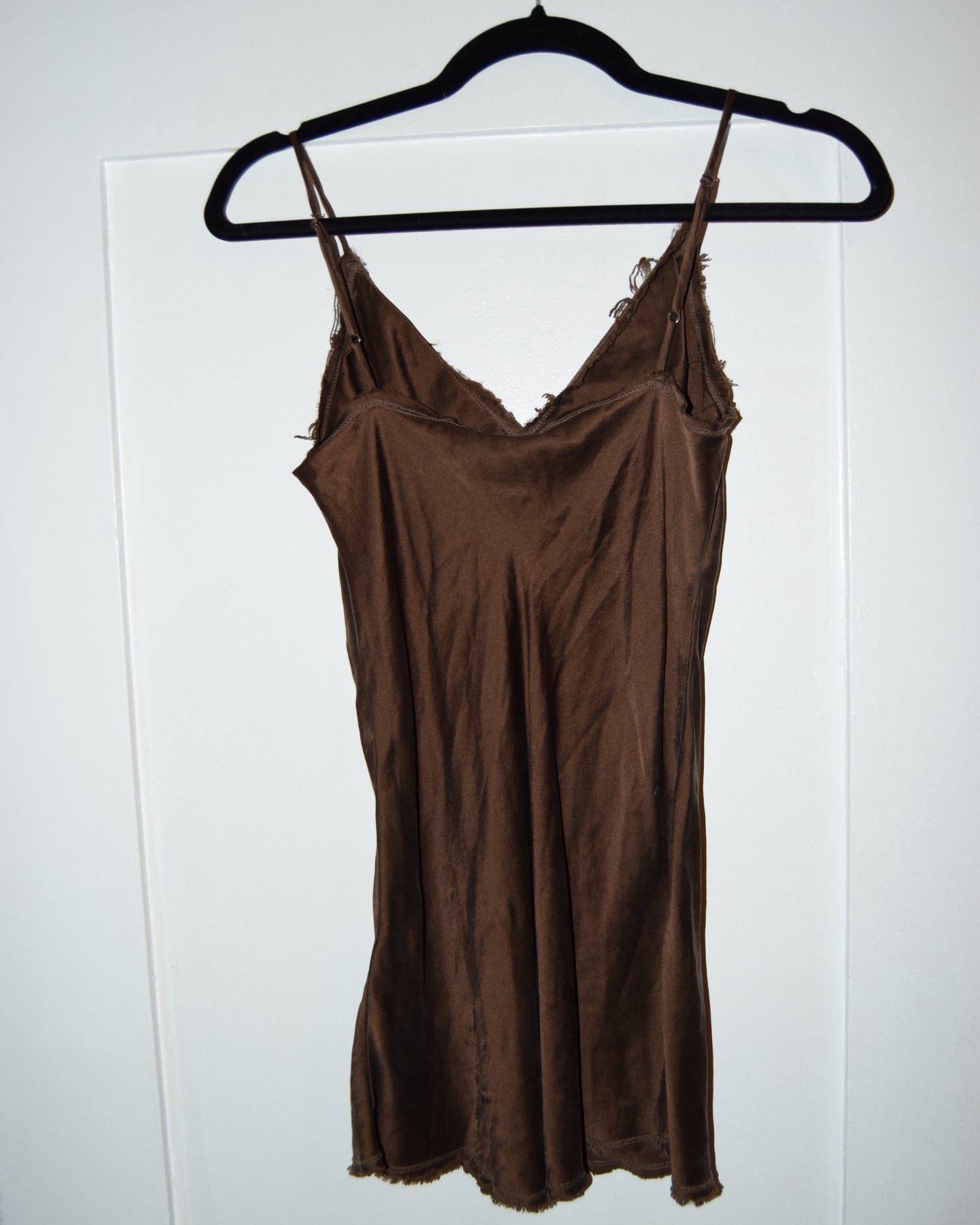 RAW EDGE SILK TAILORED TAILORED SLIP