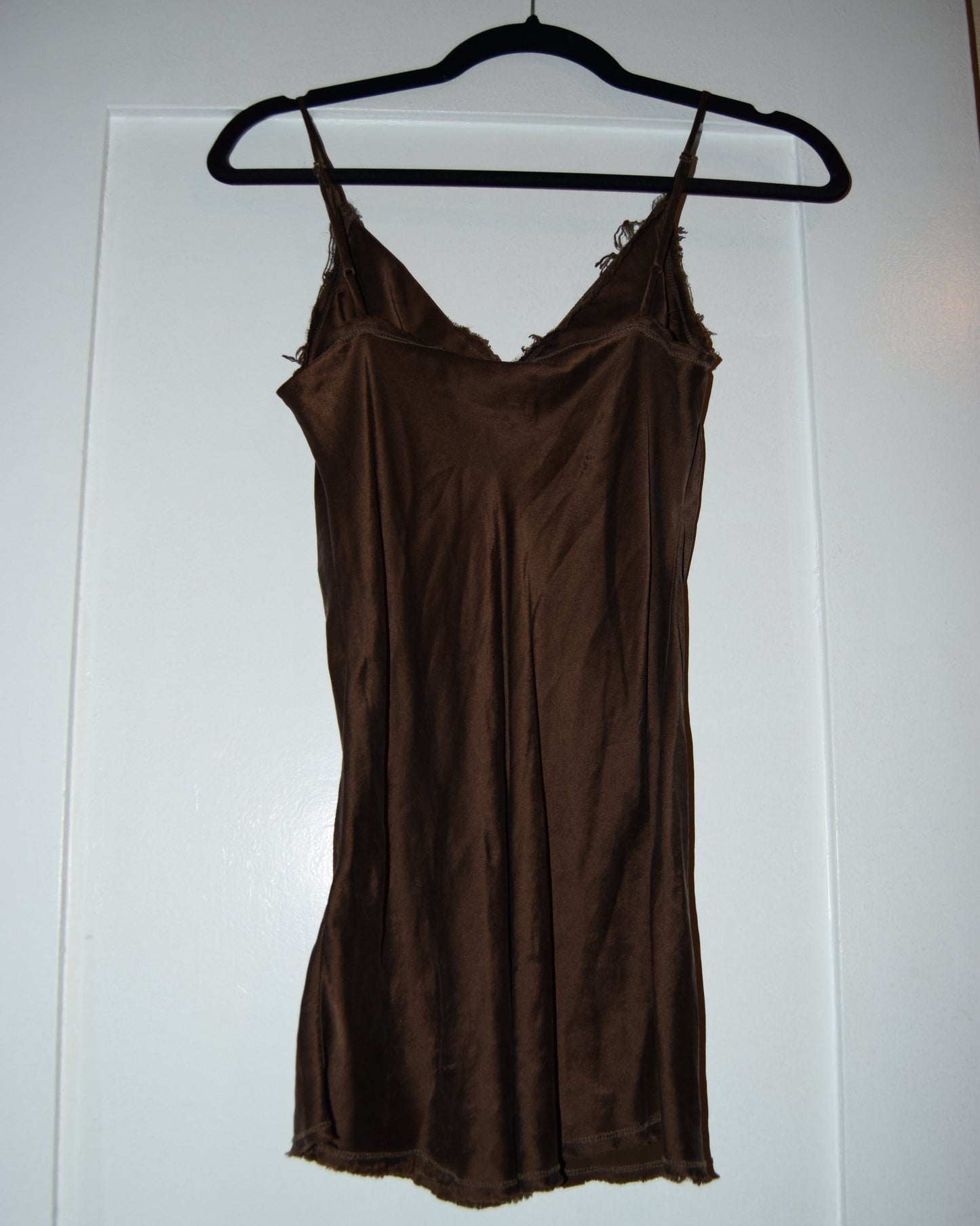 RAW EDGE SILK TAILORED TAILORED SLIP