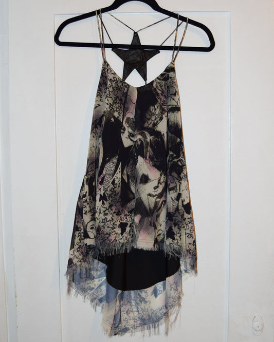 VINTAGE DIESEL STYLE LAB GRAFFITI LEATHER STAR TOP