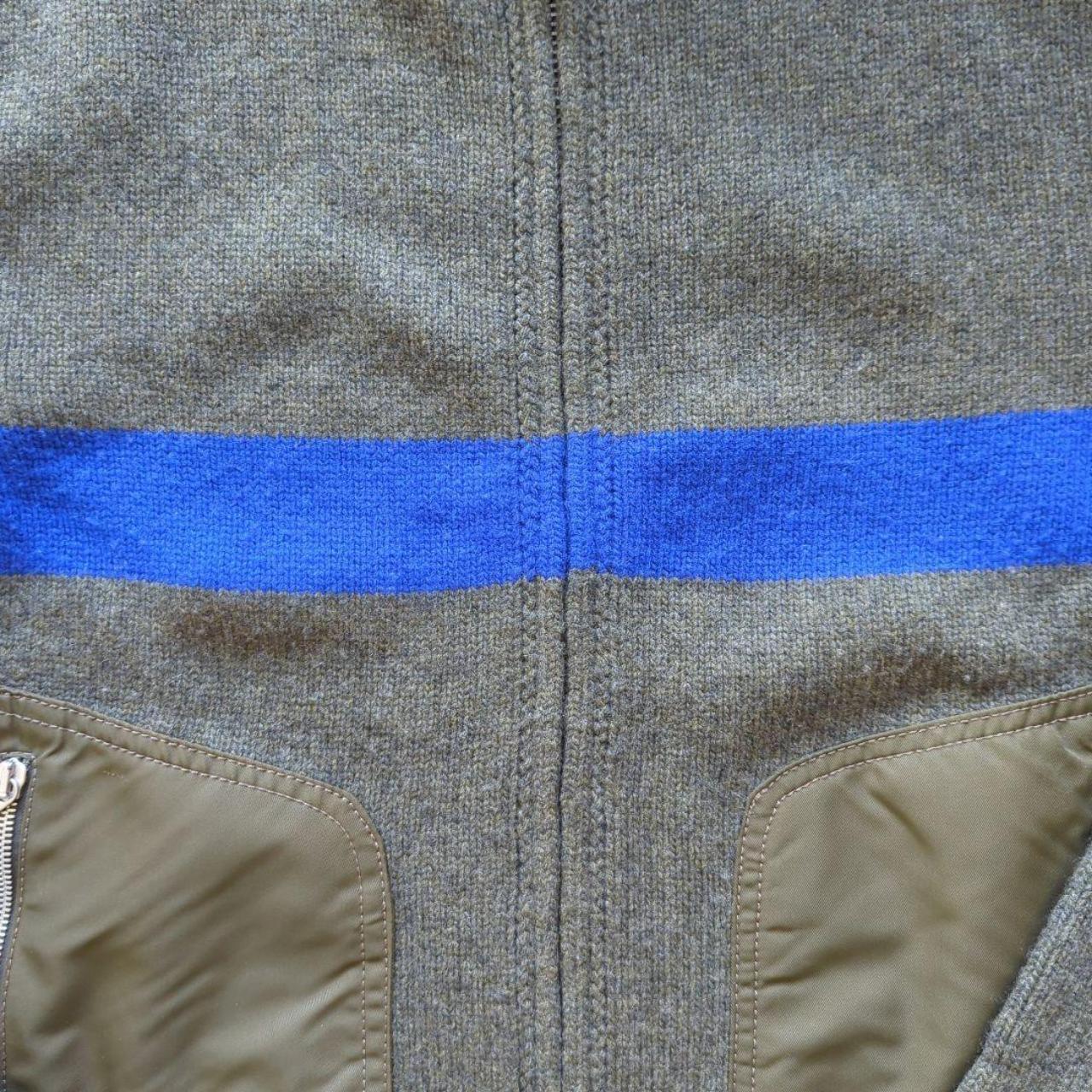 DROMe COBALT STRIPED UTILITY HOODIE