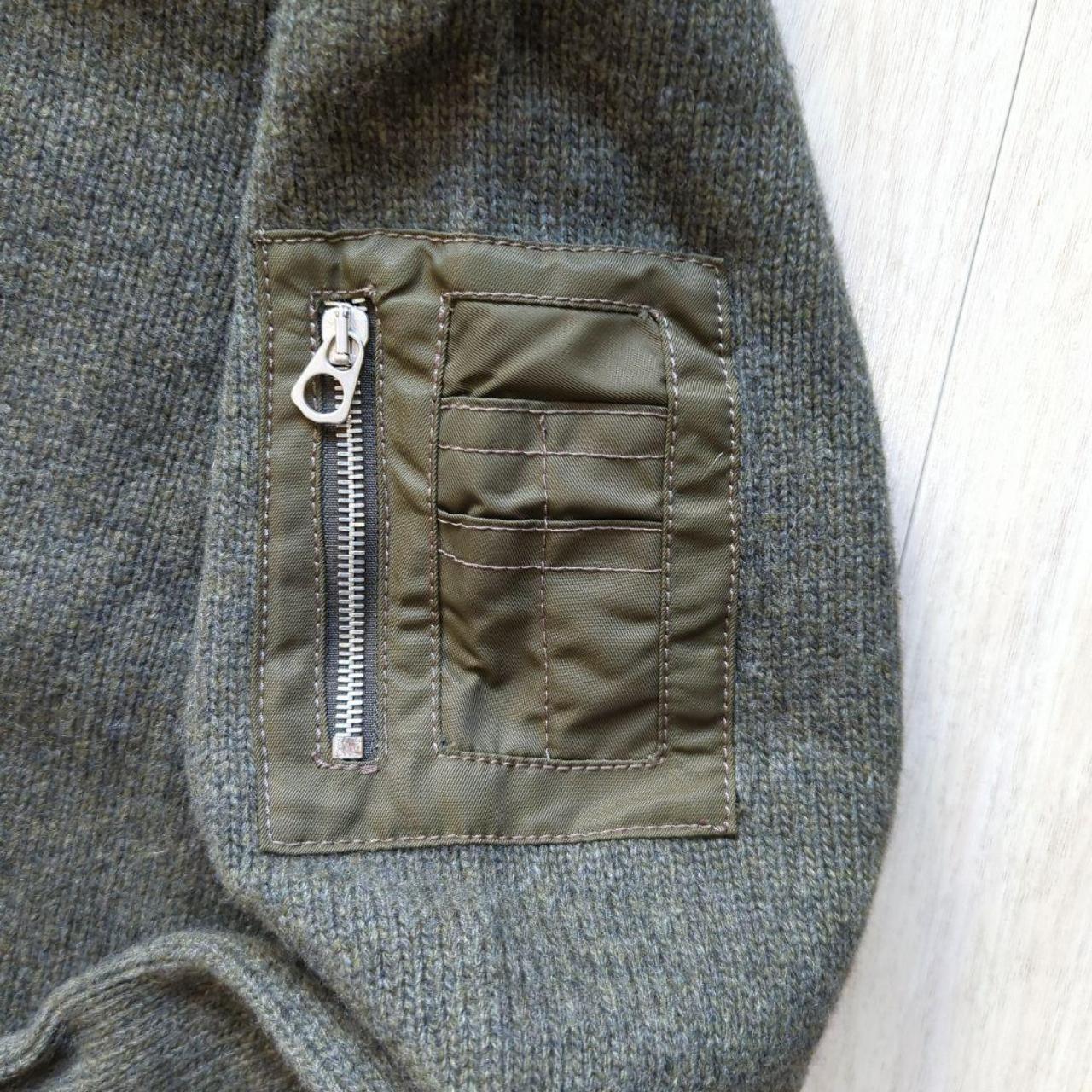 DROMe COBALT STRIPED UTILITY HOODIE