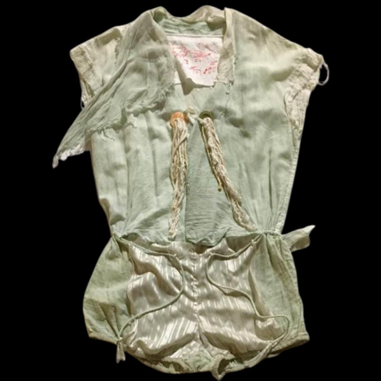 AGOSTO SEAFOAM SHIPWRECKED ROMPER