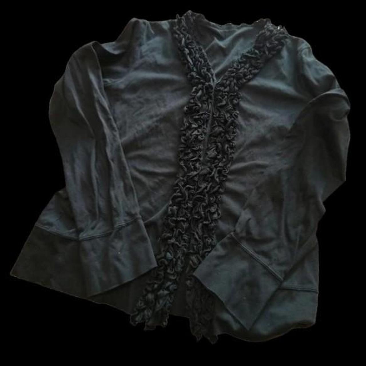 ATSURO TAYAMA RUFFLED FRILLED CARDIGAN