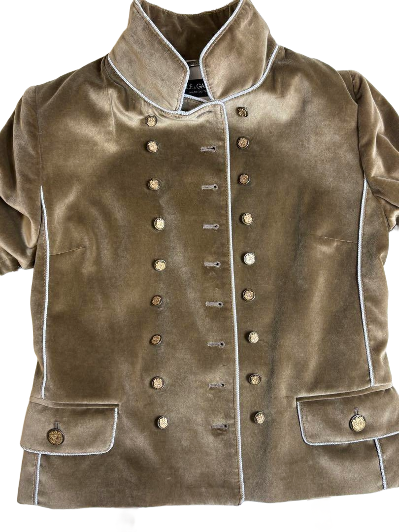 Dolce & Gabbana Fall/Winter 2006 Napoleonic Velvet Jacket