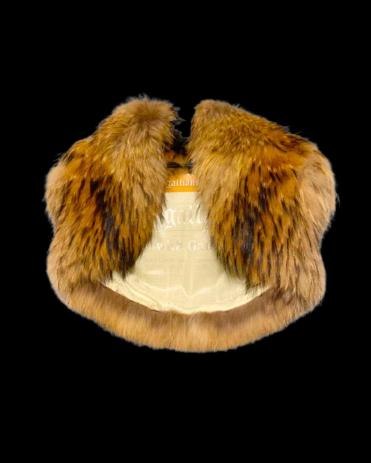 Vintage Galliano Fox Fur Shrug